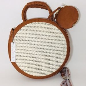 Sole Society Canteen Crossbody Bag- Camel-NWT